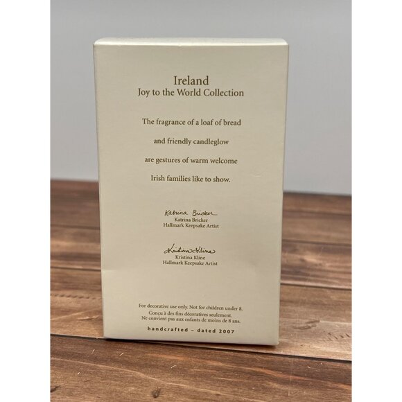 2007 HALLMARK KEEPSAKE ORNAMENT QSR8019 IRELAND JOY TO THE WORLD COLLECTION - Picture 4 of 11